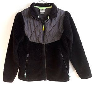 Champion C9 Black Gray Zip Up Fleece Jacket (8-10)